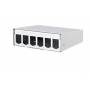 Metz Connect - BTR Modul AP-Gehuse reinwei 6 Port Unbestckt, Reinwei RAL9010, Modulgehuse Aufputz unbestc