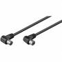 Wentronic - Goobay 11525 1.5m IEC IEC Black coaxial cable