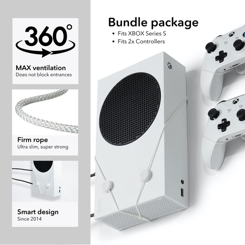Floating Grip -Xbox Seriex S Wall Mount -Bundle White -368039