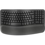 Mouse Cordless - Logitech Wave Keys keyboard RF Wireless + Bluetooth QWERTY Italian Graphite