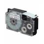 Casio - XR-18X1 - Selbstklebend - schwarz auf durchsichtig - Rolle (1,8 cm x 8 m) 1 Kassette(n) Etikettenband - fr Disc Title Prin