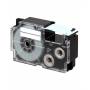 Casio - XR-18RD1 - Selbstklebend - schwarz auf rot - Rolle (1,8 cm x 8 m) 1 Kassette(n) Etikettenband - fr Disc Title Printer CW-L