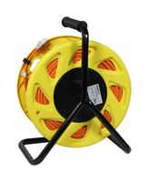 Synergy 21 Kabel, Dosen, Etc. - Kabeltrommel, CAT6A, 90m, CAT7A Rohkabel S-STP(S/FTP), mit 2x Buchsen RJ45(CAT6A), LSZH, Synergy 21