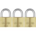 Abus - ABUS Vorh�ngeschloss Messing-Hangschloss gleichschlie�end 45/40, 3er Set ABVS11825 (11825 8)