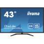 Iiyama - IIYAMA 108cm (43) X4373UHSU-B1 16:9 2xHDMI+DP+USB black