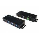 Exsys - EXSYS EX-1189HMVS-3 - 7x USB 3.0 - Metall - USB 3.2 Gen 1 (3.1 Gen 1) Type-B 5000 Mbit/s Schwarz (EX-1189HMVS-3)