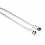 Hama - SAT-Anschlusskabel 3m F-Stecker/F-Stecker, wei 11898