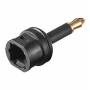 Goobay - Toslink-Kupplung auf 3,5 mm, Adapter