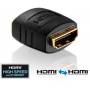 Purelink - PureInstall PI020 - HDMI - HDMI - Weiblich/weiblich - Gold - Schwarz - 4096 x 2160 Pixel (PI020)