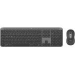 Logitech - Logitech MK950 Signature for Business keyboard Mouse included RF Wireless + Bluetooth QWERTZ German Graphite