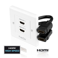 Purelink Pureinstall Pi105 - Befestigungsplatte - Hdmi X 2 - 1