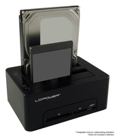 Dockingstation Lc-power Usb 3.0 2-bay 2, 5/ 3, 5hdd/ ssd + Hub 6