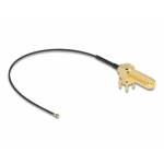 Delock - Antenna cable RP-SMA 90 PCB socket for installation to I-PEX Inc., MHF 4L plug 1.13 15 cm thread length 15 mm (12032)