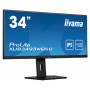 Iiyama - 34''/86,4cm (3440x1440) iiyama 34W LCD Business UWQHD IPS 21:9 4ms HDMI DisplayPort USB 3.0 Height Adj. Stand Speaker