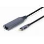 Gembird A-usb3c-lan-01 Schnittstellen-hub Usb 3. 2 Gen 1 (3. 1 - Gembird A-USB3C-LAN-01 interface hub USB 3.2 Gen 1 (3.1 Gen 1) Type-C 1000 Mbit/s Black, Grey