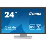 Iiyama - iiyama ProLite Computerbildschirm 60,5 cm (23.8) 1920 x 1080 Pixel Full HD LCD Touchscreen Multi-Nutzer Wei (T2452MSC-W1