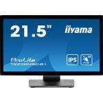 Iiyama - iiyama ProLite T2238MSC-B1 - LED-Monitor - 54.5 cm (21.5) - Touchscreen - 1920 x 1080 Full HD (1080p) - IPS - 600 cd/m - 1000: