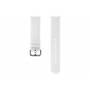 Samsung - Leather Strap ET-SLR82 - watch strap for smartwatch - white - for Galaxy Watch Active 2