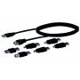 Schwaiger - USB Universalanschluss Set 6 Adapter/Lnge: 1,5 m
