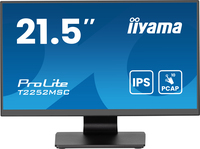 Iiyama - 22W LCD 21.5 (54.5 cm) PCAP 10-Punkt Multi-Touch-Monitor mit Edge-to-Edge-Glas-Design, IPS-Panel-Technologie und Anti-Glare-Bes