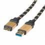 Roline - USB-Kabel - Micro-USB Typ B (M) zu USB Typ A (M)
