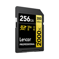 Lexar Professional Gold Series -Flash-speicherkarte -256 G - Lexar Professional GOLD Series - Flash-Speicherkarte - 256GB - Video Class V90 / UHS-II U3 / Class10 - 2000x - SDXC UHS-II (LSD2