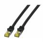 Efb-elektronik -Patch-kabel -Rj-45 (m) Bis Rj-45 (m) -50 - RJ45 Patchkabel S/FTP,Cat.6A,LSZH,0.5m,schwarz