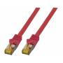 Efb - RJ45 Patchkabel S/FTP,Cat.6A,LSZH,Cat.7 Rohk.,1m,rot