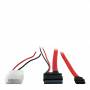 Inter Tech - Inter-Tech Kabel Slim DVD Anschluss SATA + Power 0,3/0,3 m