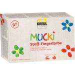 C. Kreul Gmbh & Co.kg - MUCKI Stoff-Fingerfarbe 6er Set 150 ml