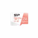 Silicon-power - SILICON POWER Superior - Flash-Speicherkarte (microSDXC-an-SD-Adapter inbegriffen) - 256 GB - A1 / Video Class V30 / UHS-I U3 / 