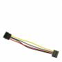 Inter Tech - Inter-Tech Adapter 1x Molex -> 1x SATA Power 0,15m