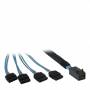 Inter Tech - Kabel SFF 8643 > 4x SATA