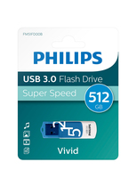 Philips Usb 3. 0 512gb Vivid Edition Blue (fm51fd001b/ 00) 3