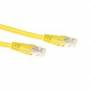Act - Yellow 1meter LSZH U/UTP CAT6 patch cable with RJ45 connectors. Cat6 u/utp lszh yellow 1.00m (IB9801)