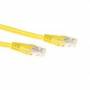 Act - Yellow 3 meter LSZH U/UTP CAT6 patch cable with RJ45 connectors. Cat6 u/utp lszh yellow 3.00m (IB9803)