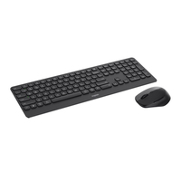 Rapoo - 9390M Dunkelgrau Kabelloses Set [DE-Version, German Keyboard]