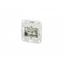 Metz Connect - Metz Connect C6Amodul 2 port 180M UP0 - Anschlussdose, Unterputz - in Wand montierbar - RJ-45 X 2 - Metallic (130B11D21200-E)