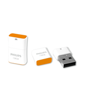Philips Usb 2.0 128gb Pico Edition Sunrise Orange (fm12fd85b 5