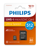 Philips Microsdxc Card 512gb Class 10 Uhs-i U1 Incl. Adapter 4