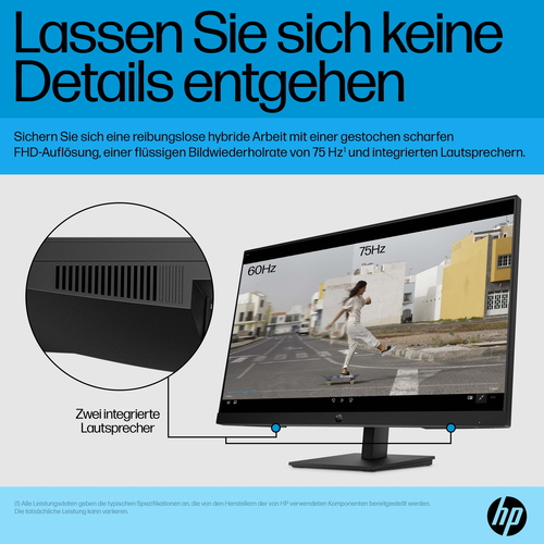 HP P27h G5 computer monitor 68.6 cm (27) 1920 x 1080 pixels Full HD Black
