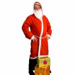 Dressing Up & Costumes - Christmas Santa Claus Costume Coat, Size: M / L With Belt And Beard
