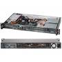 Supermicro - Super Micro Supermicro SC505 203B - Rack - einbaufhig - 1U - Mini-ITX - nicht Hot-Swap-fhig 200 Watt - Schwarz (CSE-