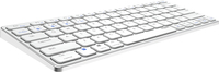 Rapoo Kabellose Multimodus Tastatur E9600m, De-layout, Wei&s 1