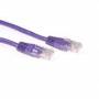 Act - Purple 1.5 meter U/UTP CAT5E patch cable with RJ45 connectors. Cat5e u/utp purple 1.50m (IB4751)