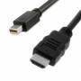 Value - - Video- / Audiokabel - DisplayPort / HDMI - 32 AWG - Mini DisplayPort (M) - HDMI, 19-polig (M) - 2 m - abgeschirmt - Schwarz (1