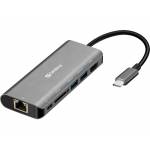 Sandberg - Sandberg USB-C Dock HDMI+LAN+SD+USB,61W