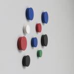 Accessori Lavagne E Planning - Cf8 Magneti Diametro 20mm 8pz Nero