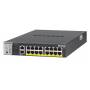 Netgear - M4300-16X Managed L3 10G Ethernet (100/1000/10000) Schwarz 1U Power over Ethernet (PoE) (XSM4316PA-100NES)
