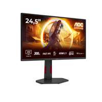 &nbsp;"Aoc-Gaming Q25G4SR LED-Monitor 63.5 cm (25") (24.5" sichtbar) - 2560 x 1440 QHD @ 300 Hz - IPS - 400 cd/m� - 1000:1 - DisplayHDR 400-Aoc-Hardware/Electronic"